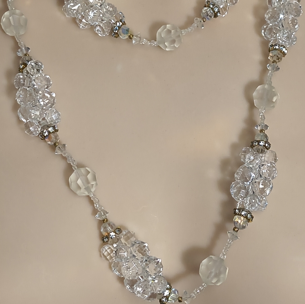Vintage Vendome Crystal Necklace – 45 inches - Picture 3 of 7